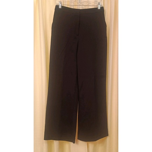 NWT Worthington Women's Petite Modern Black Wide Leg Pants Size‎ 6P - Picture 1 of 10